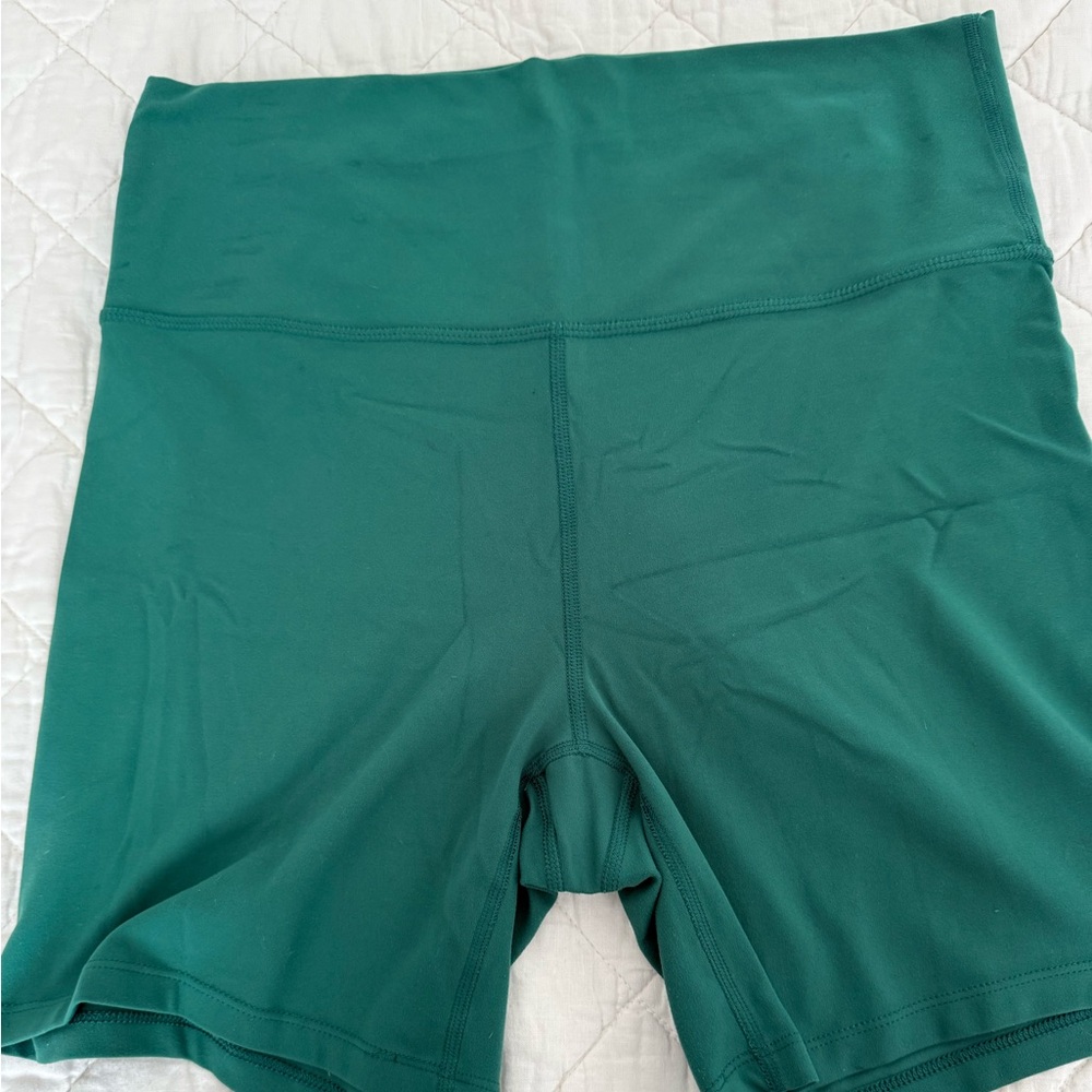 All in Motion Women's Green Bike Shorts